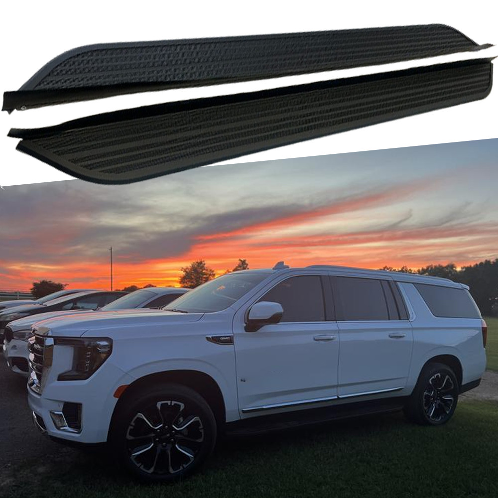 2pcs Running Boards Side Steps Fits For GMC Yukon XL 2021-2026 Nerf Bar 86‘’ 2pcs Running Boards Side Steps Fits For GMC Yukon XL 2021-2026 Nerf Bar 86‘’