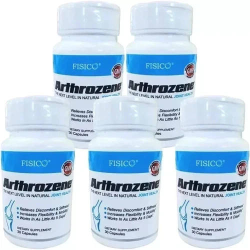 5 pack Fisico Arthrozene Natural Joint Health Supplement 30 Capsules Exp 12/26