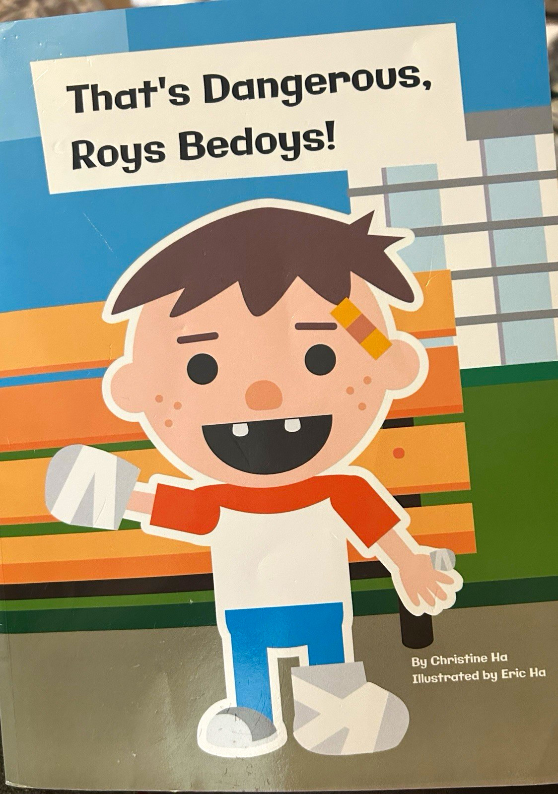 That's Dangerous, Roys Bedoys Paperback Picture Book Christine Ha 2019 Ages 4-8 That's Dangerous, Roys Bedoys Paperback Picture Book Christine Ha 2019 Ages 4-8