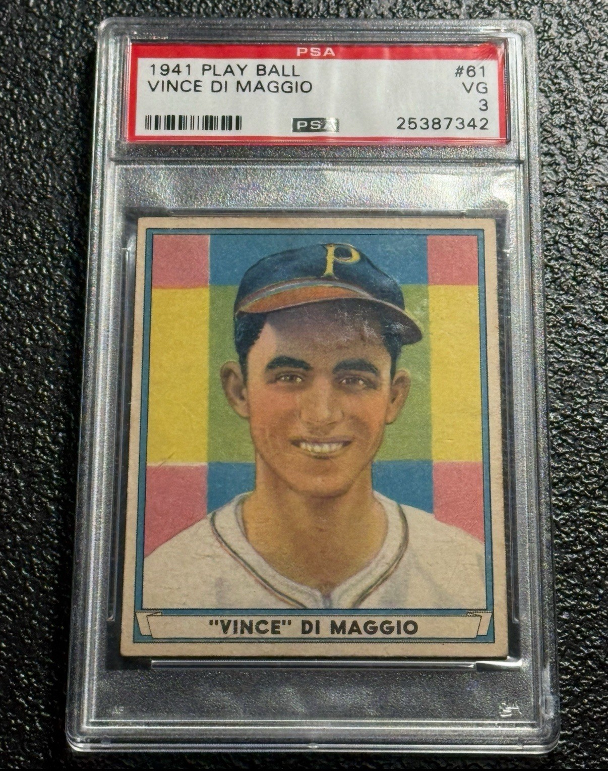 1941 Play Ball - Vince DiMaggio #61 (RC) Pirates