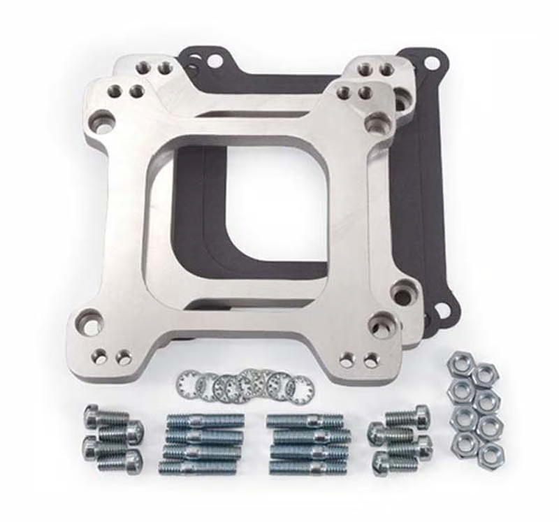 Edelbrock 2694 Carburetor Mount Adapter - Standard Flange - Sideways Mount - Kit
