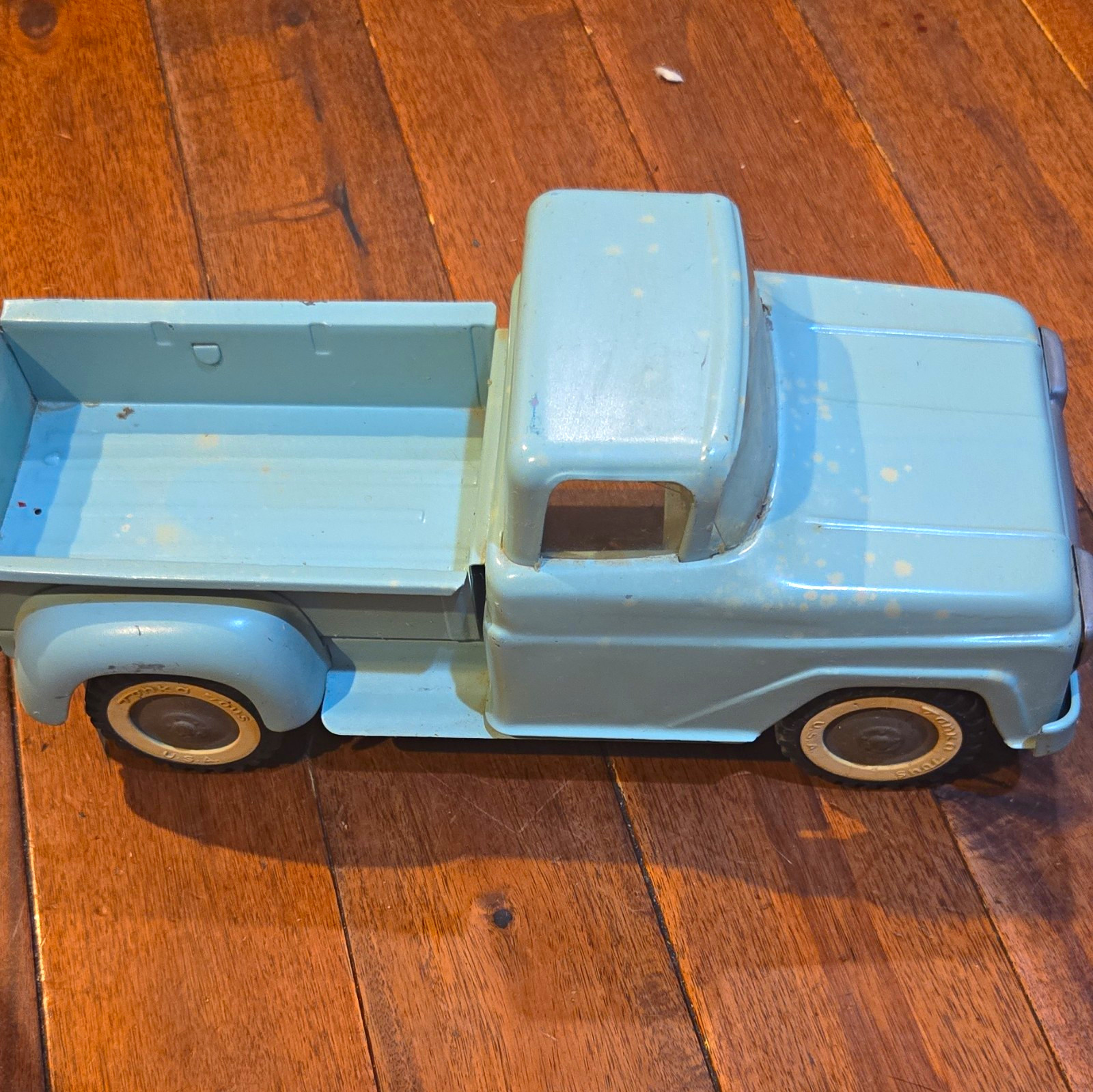Vintage Tonka Metal Light Blue Pickup Truck Toy Vehicle