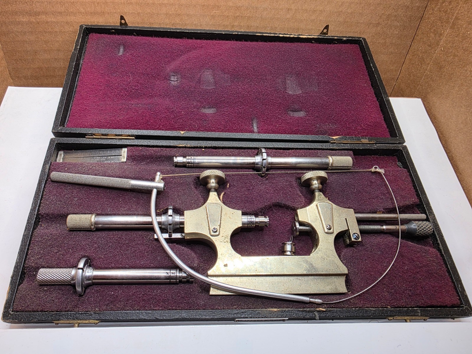 Vintage Bergeon & Cie Le Locle Jacot Pivot Polishing Tool Watchmaker Swiss