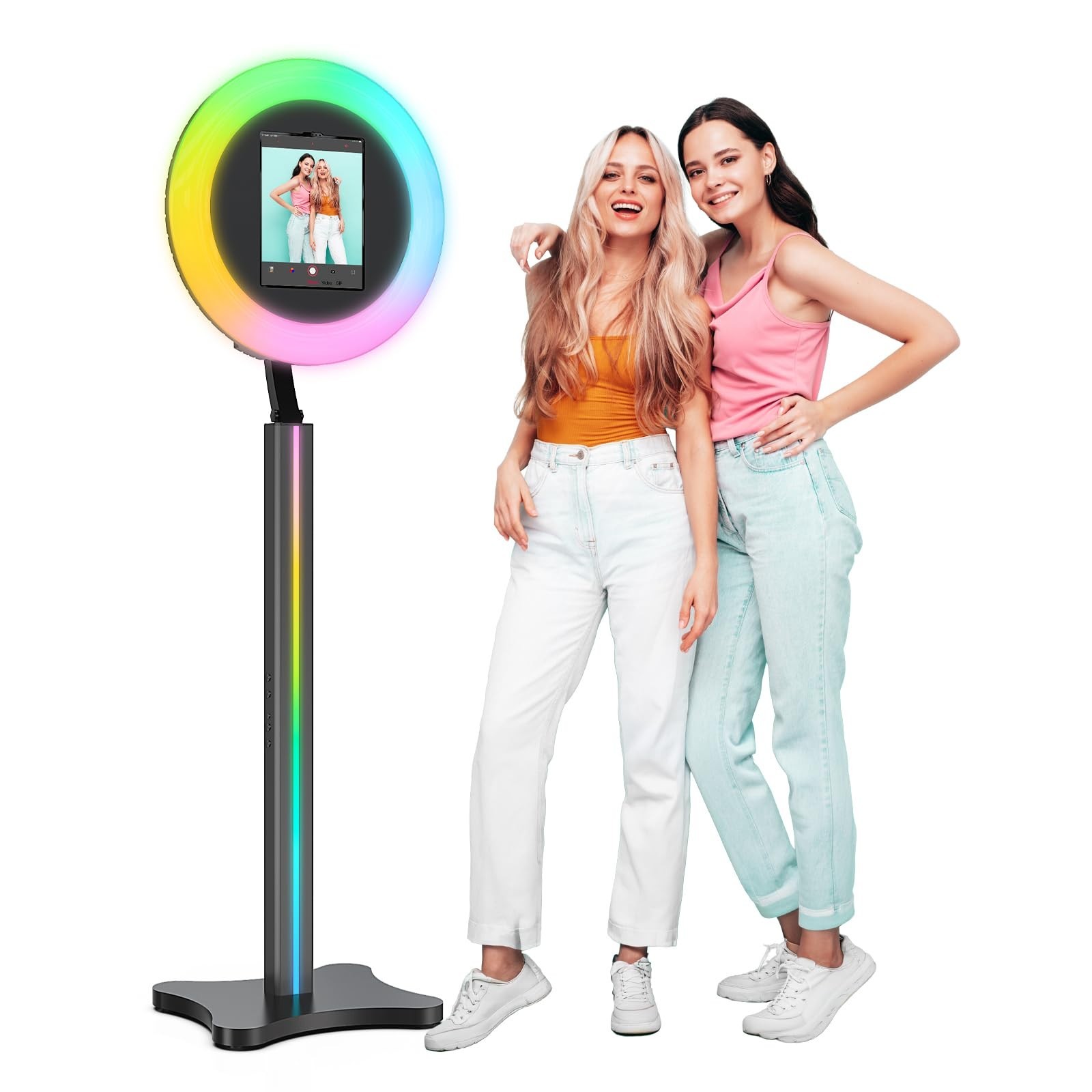 Portable Photo Booth Compatible for Ipad PhotoBooth Machine Stand Shell