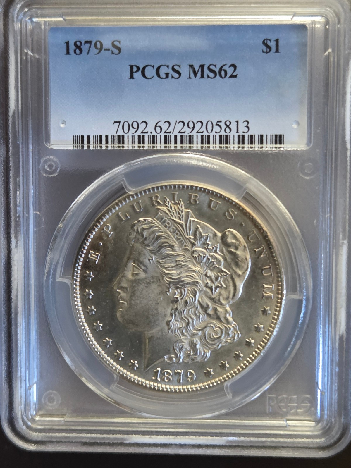 1879-S Morgan Dollar PCGS MS62