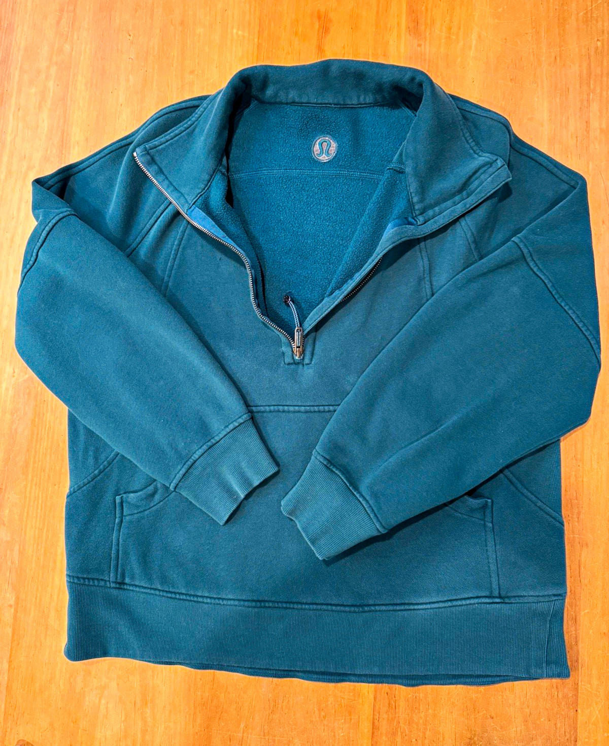 lululemon women’s Scuba Evolved Oversized Half-zip hoodie in Remixed Marine lululemon women’s Scuba Evolved Oversized Half-zip hoodie in Remixed Marine