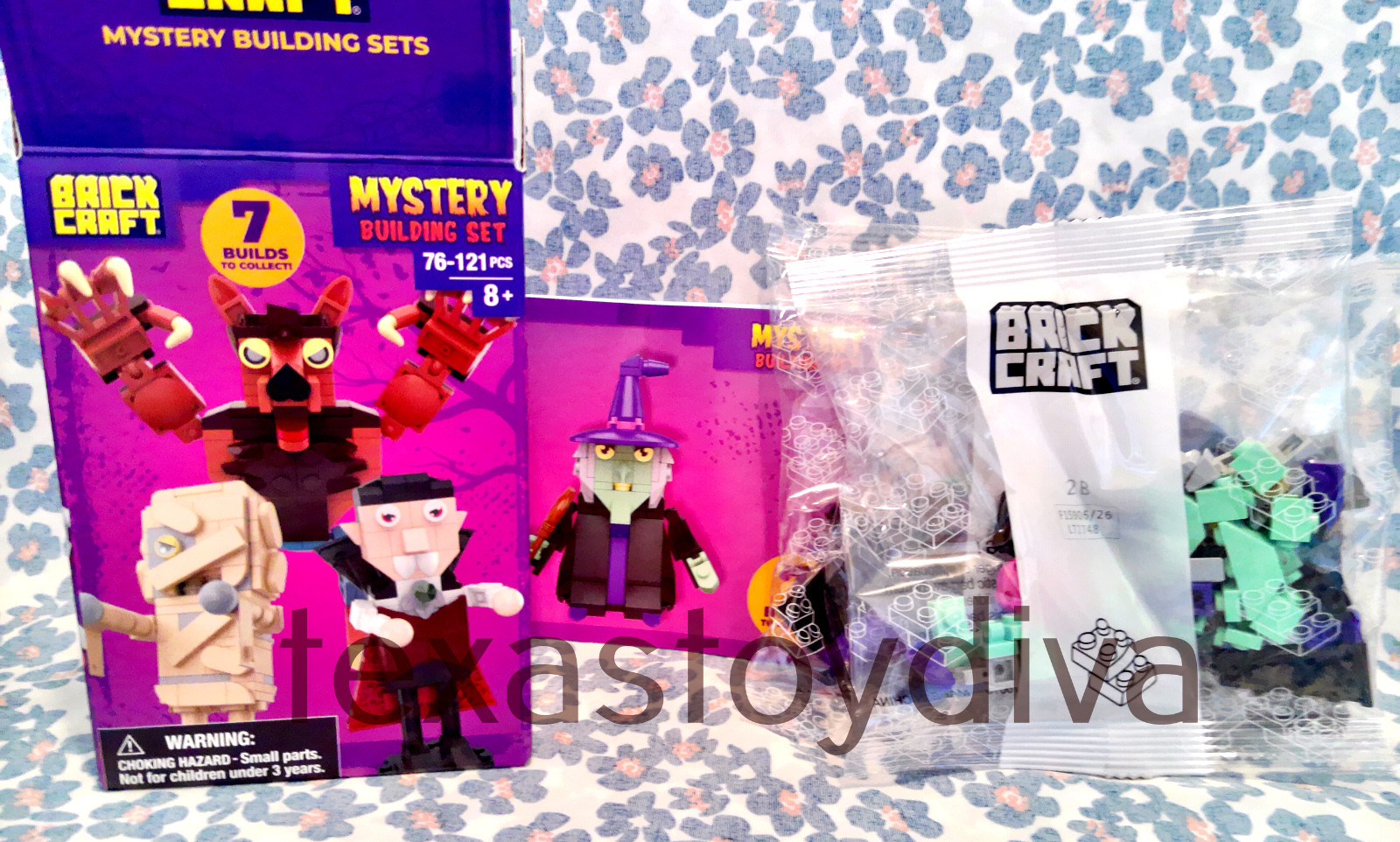 BrickCraft Building Monsters Set Halloween Witch 108 Piece RARE Figure --READ--