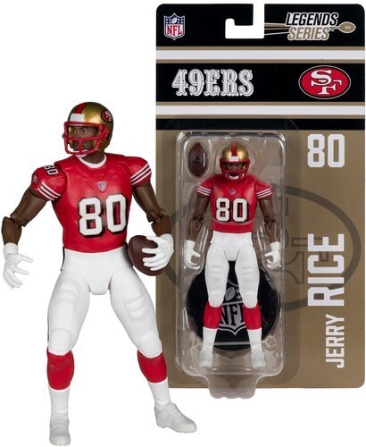 WB McFarlane\'s SportsPicks - Legends Series: NFL Jerry Rice -San Francisco 49ers
