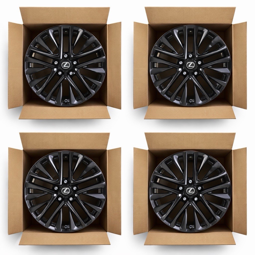 Set of 4 Lexus ES350 18x7.5 OEM Wheels – Gloss Black – Factory Rims