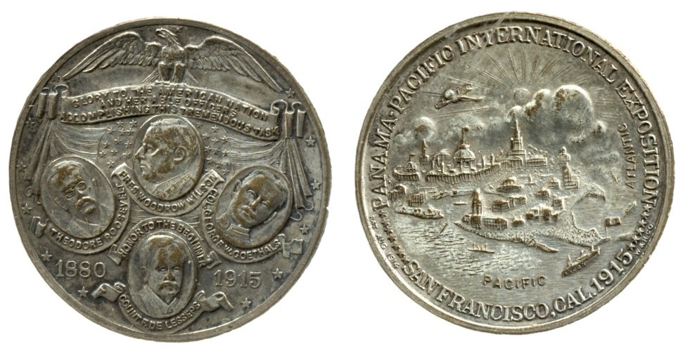 1915 CA - HK- 420 SC$  - R 5 - Panama-Pacific Expo - FOUR PORTRAIT - ECMB107