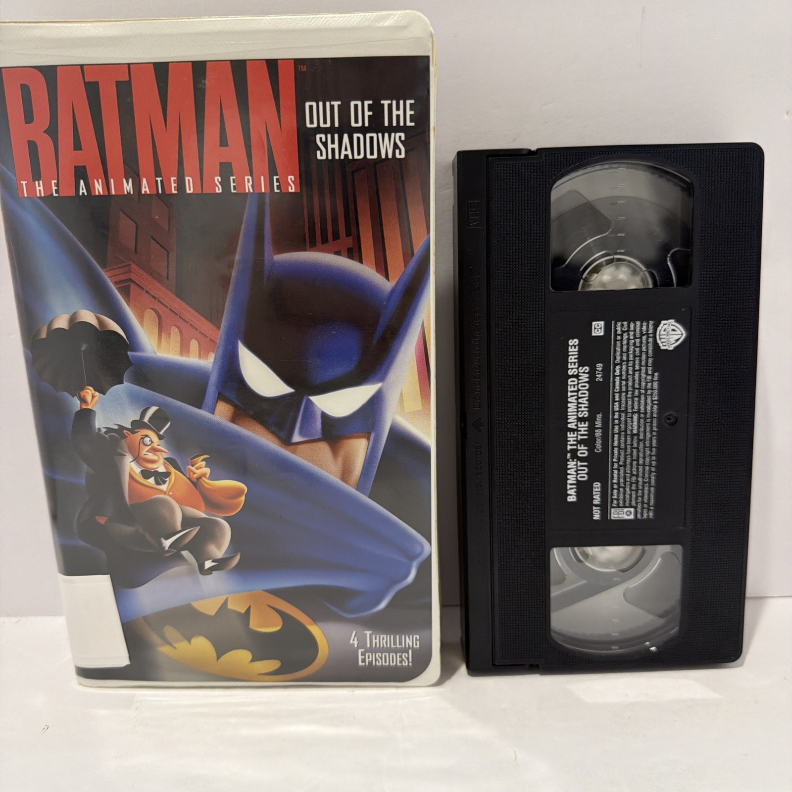 Batman The Animated Series The Legend Begins VHS 2002 Clamshell