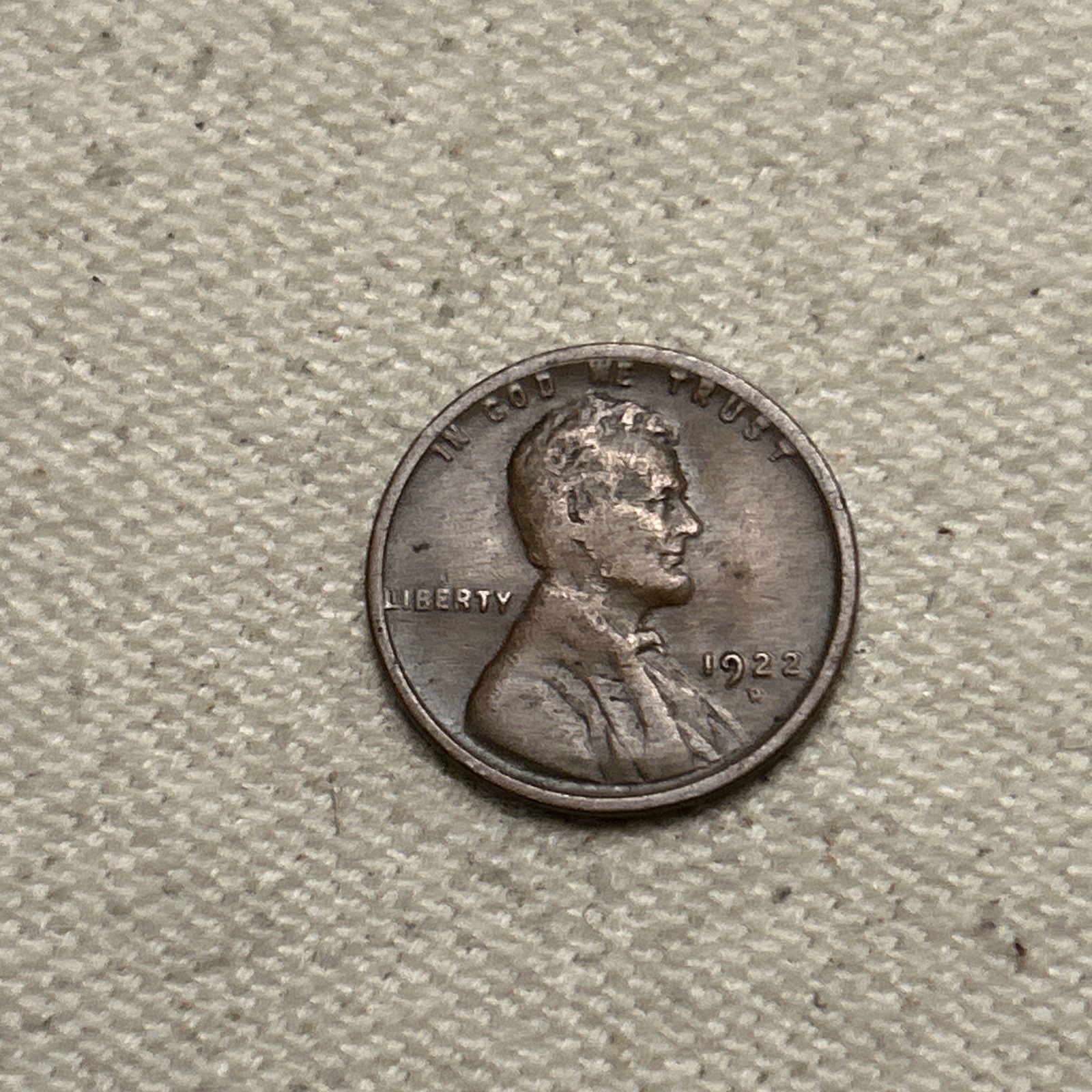 1922-D Lincoln Wheat Cent Very Fine VF Coin #JM167 1922-D Lincoln Wheat Cent Very Fine VF Coin #JM167
