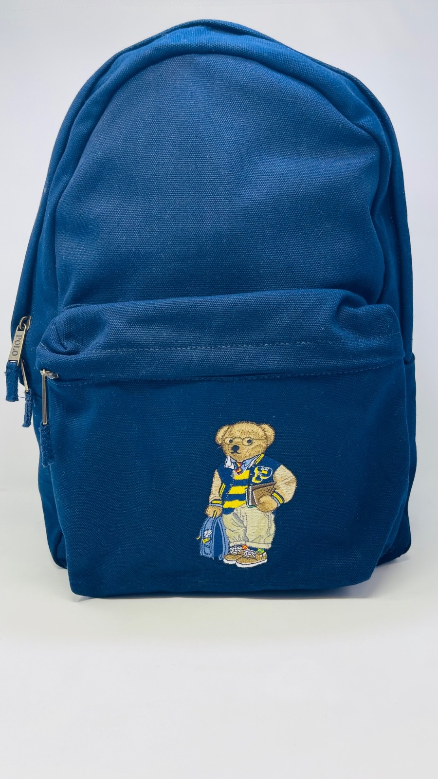 Polo Ralph Lauren Refined Navy Blue Backpack Polo Bear New