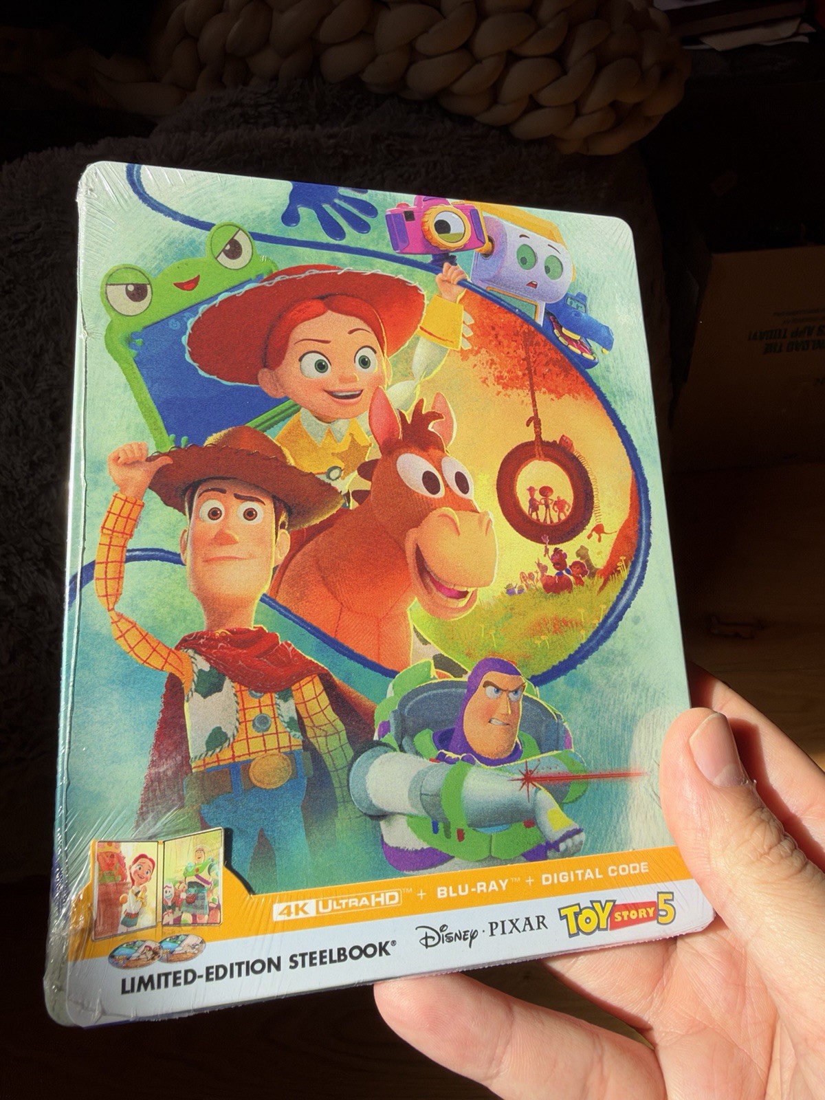 Toy Story 5 4K Steelbook (Blu-Ray + Digital) - Brand New Sealed