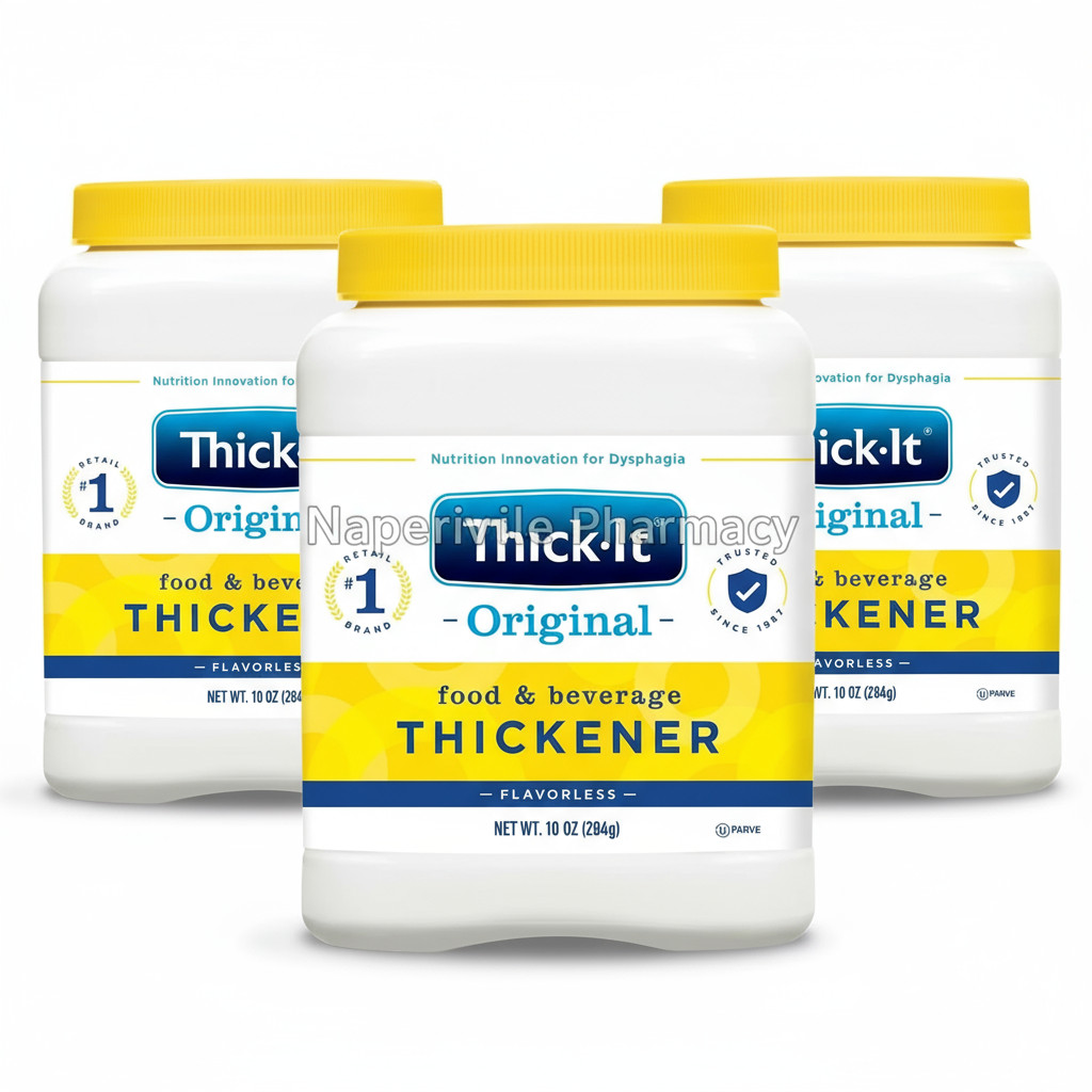3 Pack Thick-It Original Food & Drink Thickener Unflavored 10 Oz Each Canister