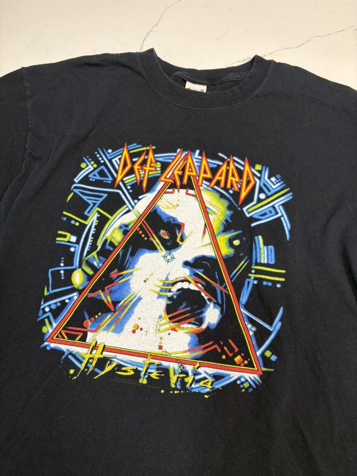 Vintage Def Leppard Hysteria Tour 1987 Concert T-Shirt XL Vintage Def Leppard Hysteria Tour 1987 Concert T-Shirt XL