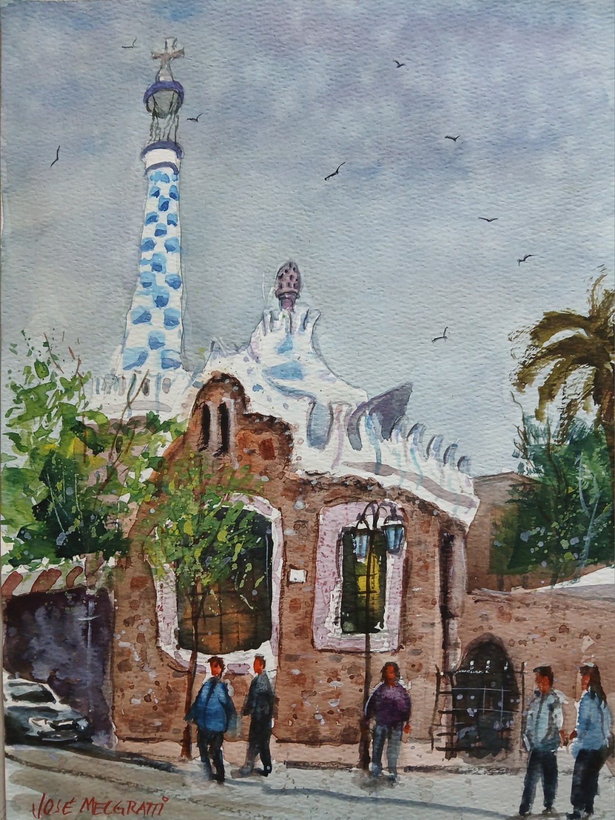 Original Watercolor Painting \