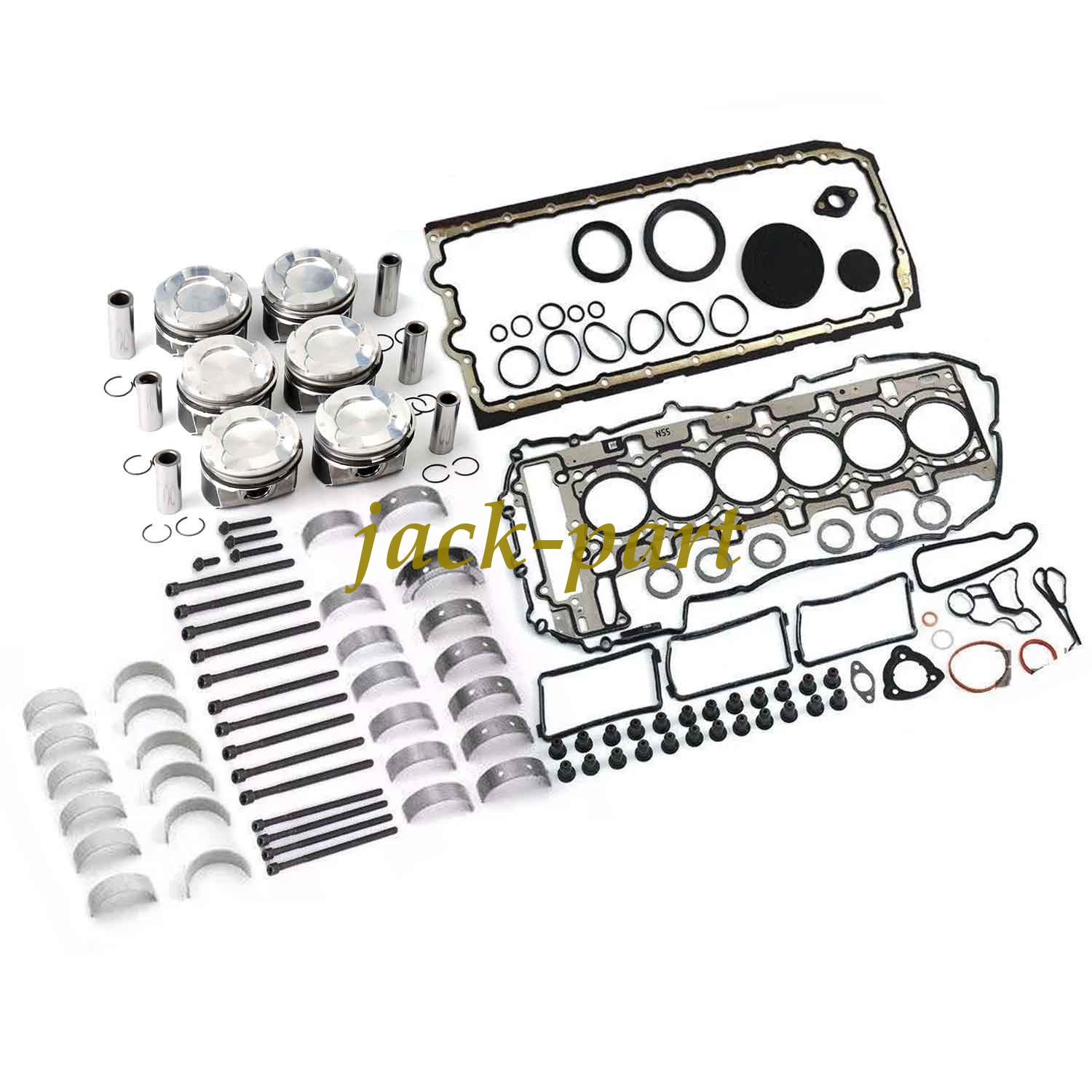 N55 Engine Overhaul Rebuild Kit For BMW 535i X1 X3 X6 F30 F32 F25 F10 F15 3.0 L6