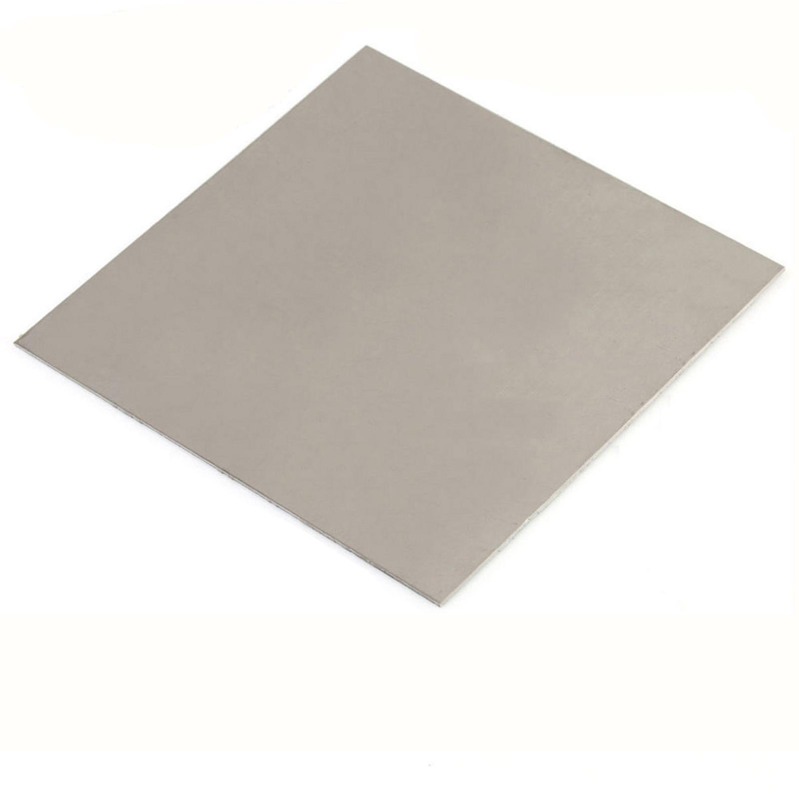 US Stock 2.5mm x 100mm x 100mm Titanium plate Ti Titan TC4 Gr5 Plate Sheet Foil