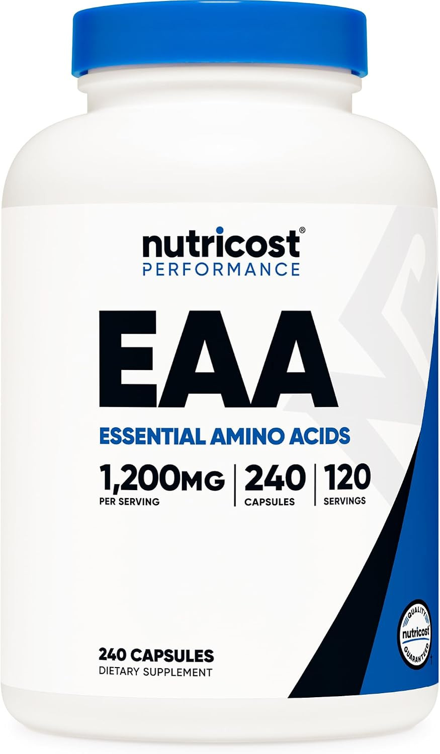 Nutricost EAA Capsules 1200Mg, 240 Capsules, Essential Amino Acids