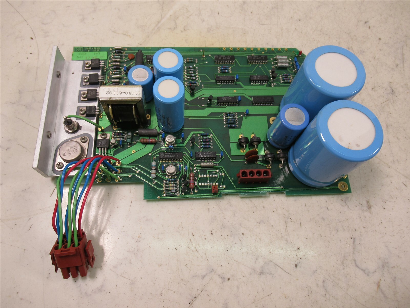 Hewlett Packard HP 1040A HPLC Detection System 01040-66502 Circuit Board