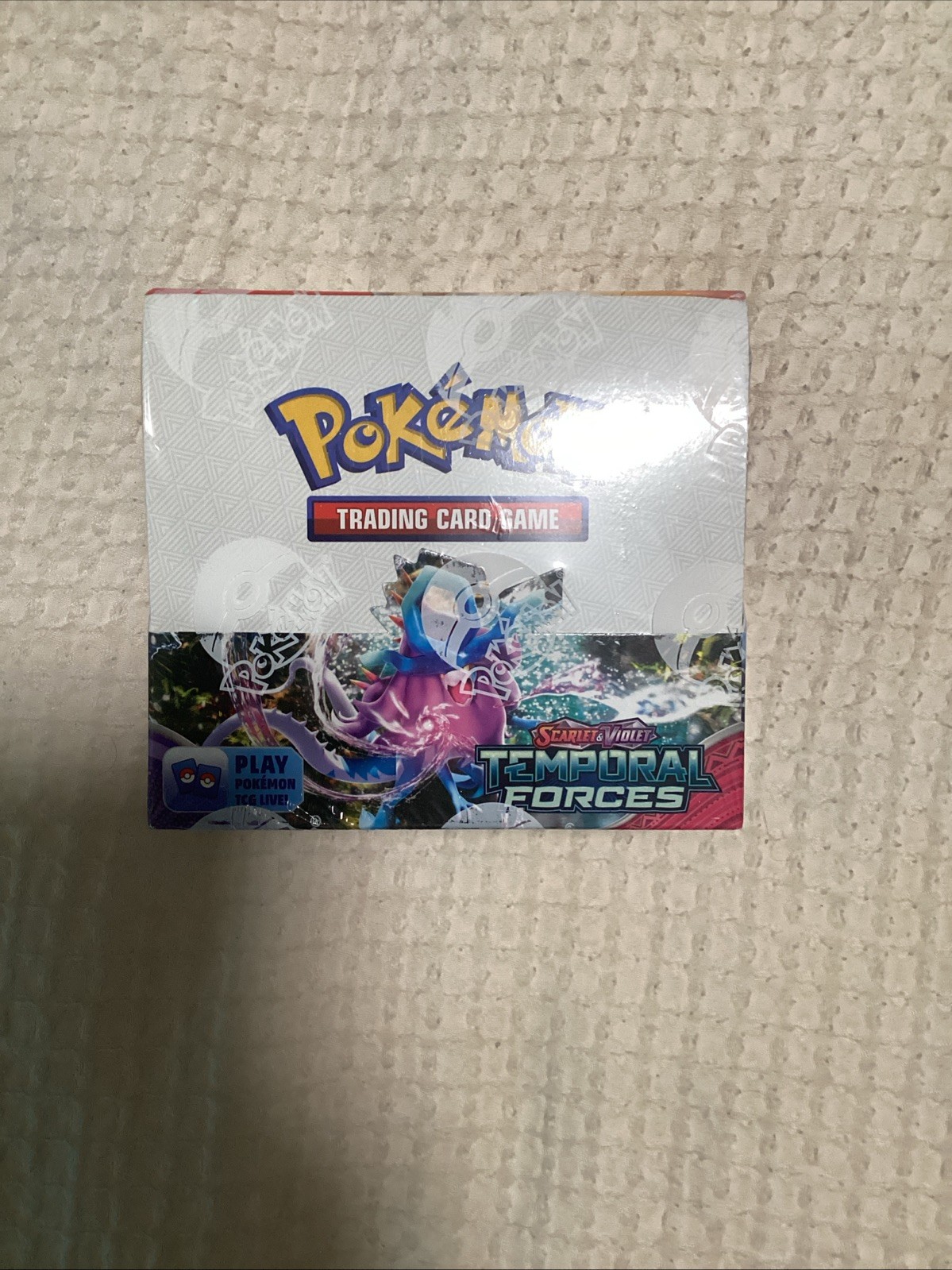 Pokemon Scarlet & Violet - Temporal Forces Booster Box Sealed New Pokemon Scarlet & Violet - Temporal Forces Booster Box Sealed New