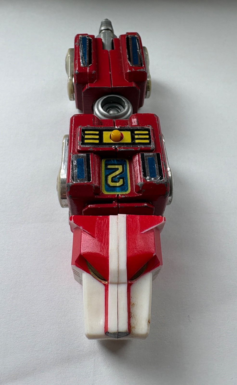 Vintage 1980s Lionbot Voltron Red Lion #2 Diecast Metal Action Figure Complete