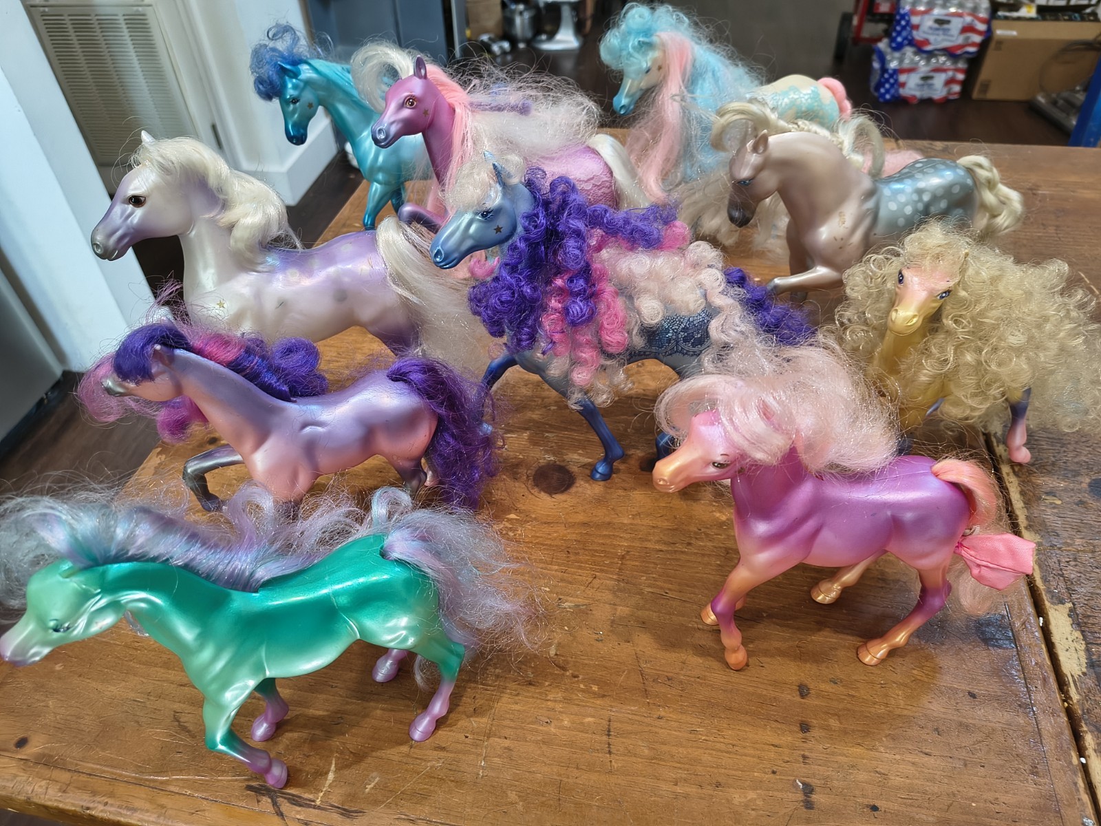 RARE Vintage 80's Kenner FASHION STAR FILLIES Toy Horses Lot Of 10