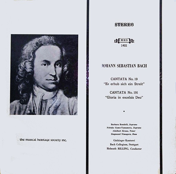 Johann Sebastian Bach, Barbara Rondelli, Nobuko Gamo-Yamamoto, Adalbert Kraus, S