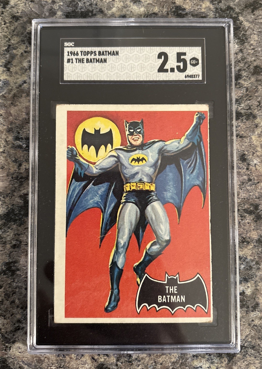 1966 Topps Batman #1 The Batman - SGC 2.5 - GD+ 🔥