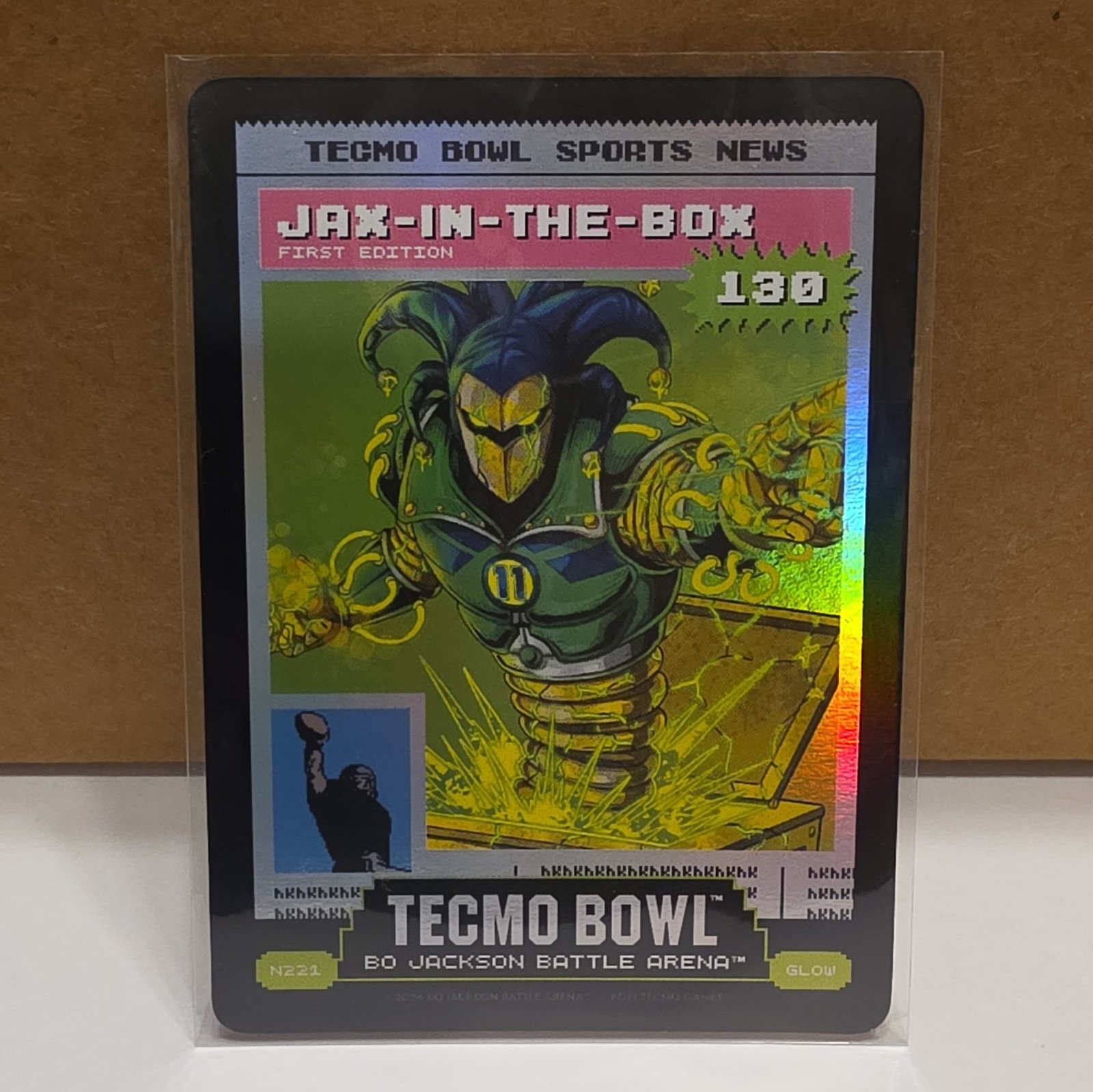 2026 Bo Jackson Battle Arena Tecmo Glow Tecmo News Jax-In-the-Box #N221 2026 Bo Jackson Battle Arena Tecmo Glow Tecmo News Jax-In-the-Box #N221