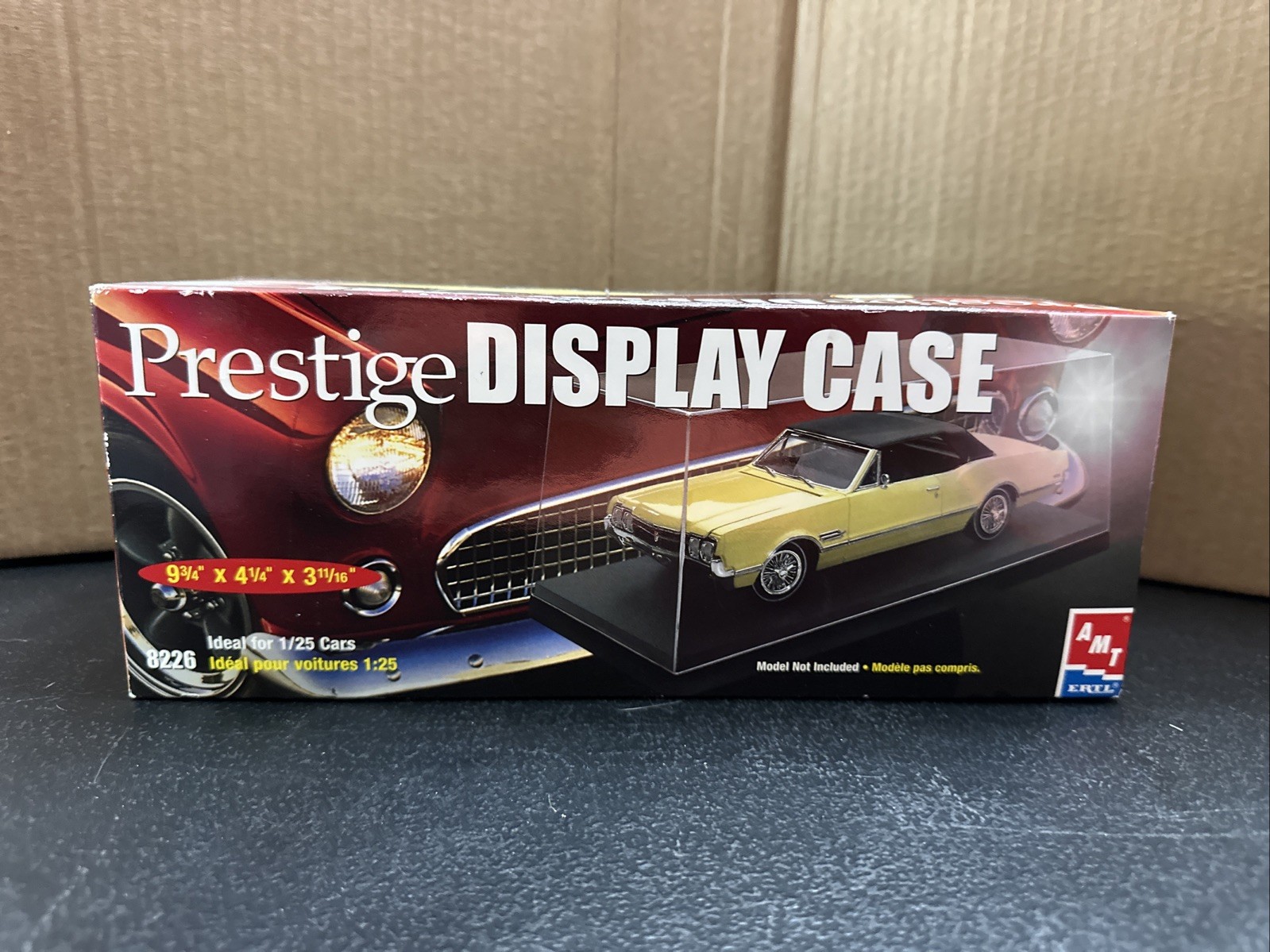 AMT ERTL Prestige Display Case Ideal for 1/25 Cars. New In Original Box AMT ERTL Prestige Display Case Ideal for 1/25 Cars. New In Original Box