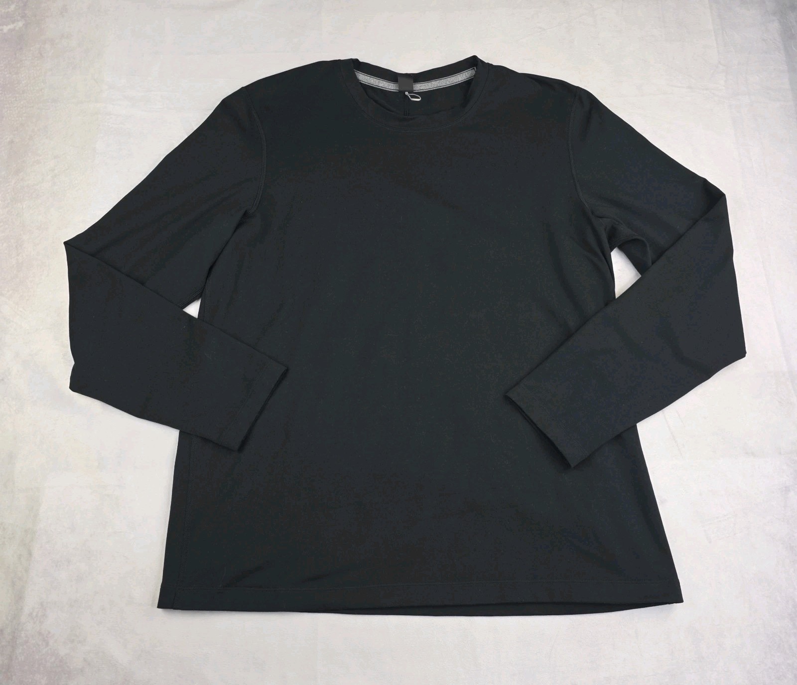 Lululemon Shirt Mens Large Fundamental Long Sleeve Crewneck Black Pullover