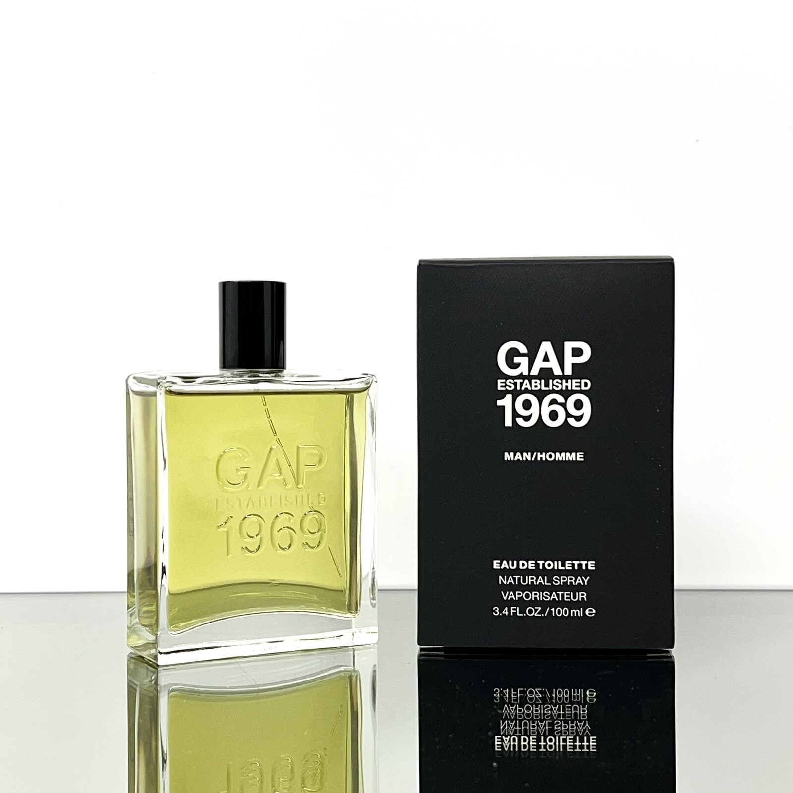 GAP ESTABLISHED 1969 Man/Homme Men Cologne 3.4oz EDT Spr New *NO CELLO* (BE12