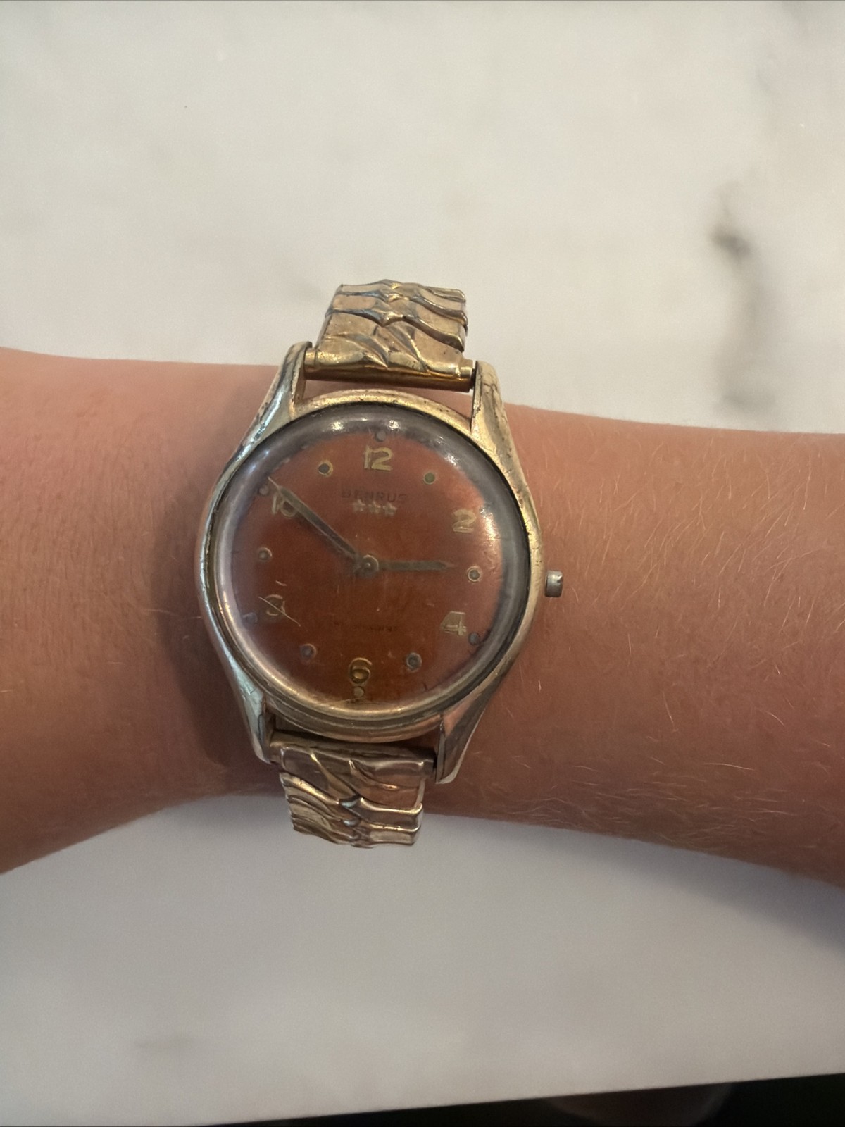 Vintage Benrus 3 Star Self Winding Wristwatch Swiss Running As Is Vintage Benrus 3 Star Self Winding Wristwatch Swiss Running As Is