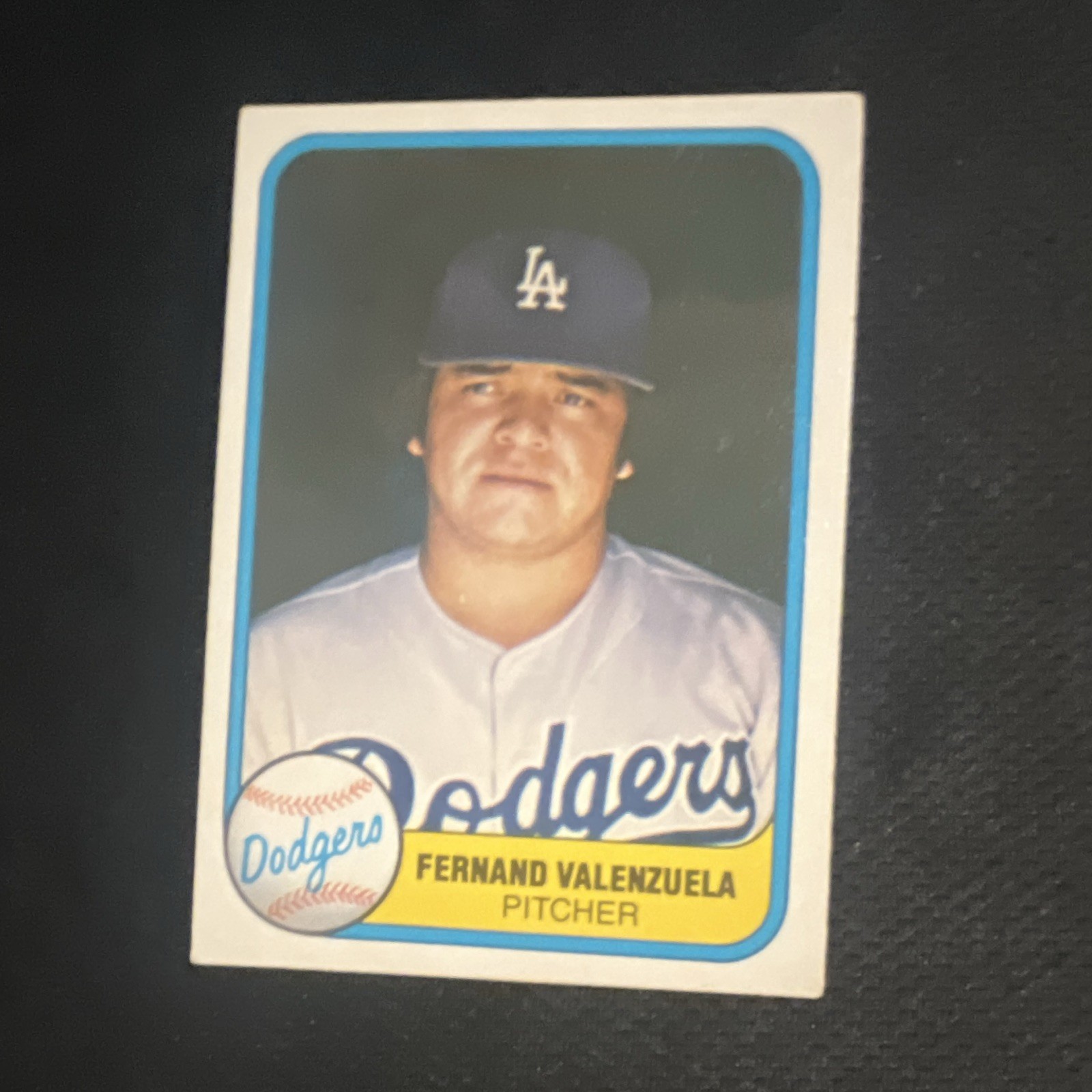 Fleer 1981 Fleer Fernando Valenzuela RookieBase Set #140 Los Angeles Dodgers MLB