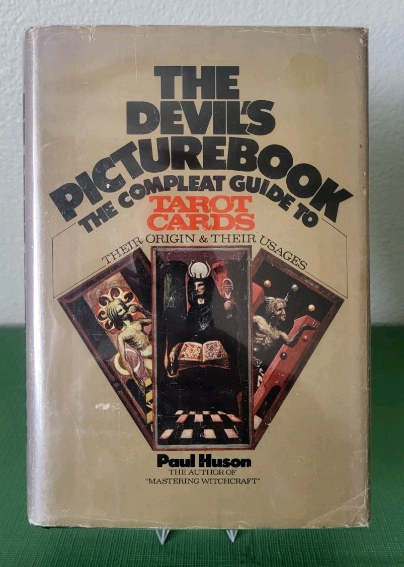VTG • The Devil\'s Picture Book • Paul Huson • 1971 • 1st Ed • Hard Cover • Exc