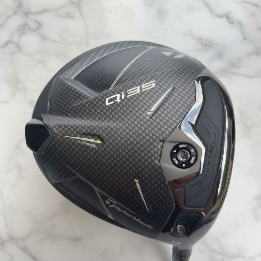 TaylorMade Qi35 Driver 9.0° RH Graphite Shaft Headcover & Tool TaylorMade Qi35 Driver 9.0° RH Graphite Shaft Headcover & Tool