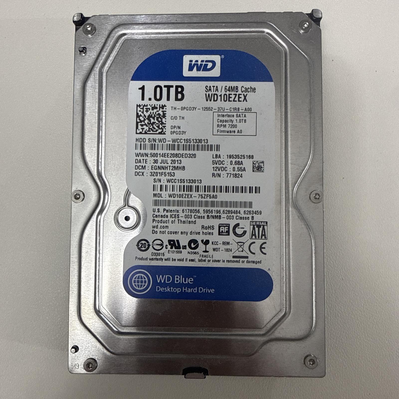 Western Digital WD Blue WD10EZEX 1TB 3.5\