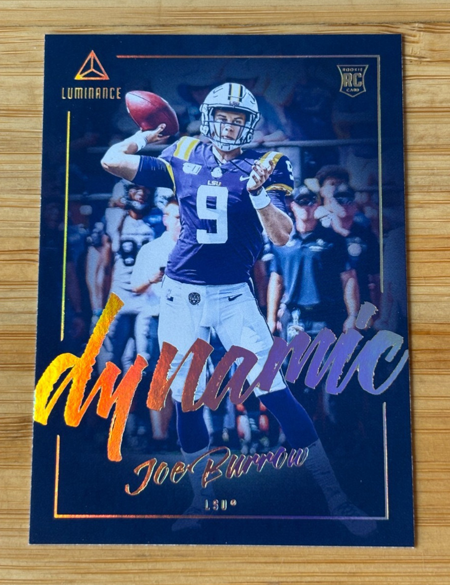 2020 Panini Luminance Dynamic Joe Burrow RC #DR2