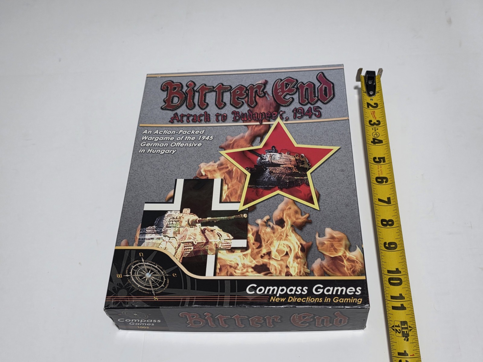 Compass Games: Bitter End: Attack To Budapest, 1945 No.1002 CIB OOP 2005 