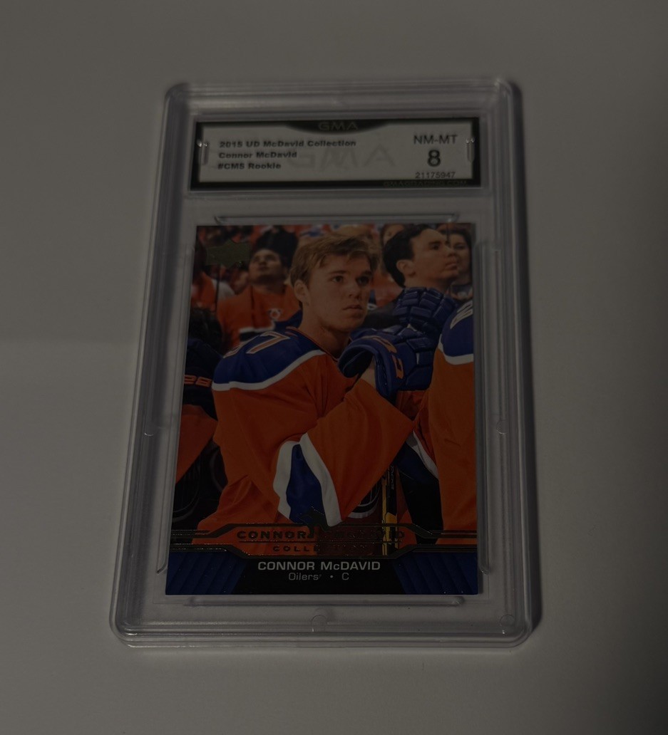 2015-16 Upper Deck Connor McDavid Collection Rc CM-5 GMA 8