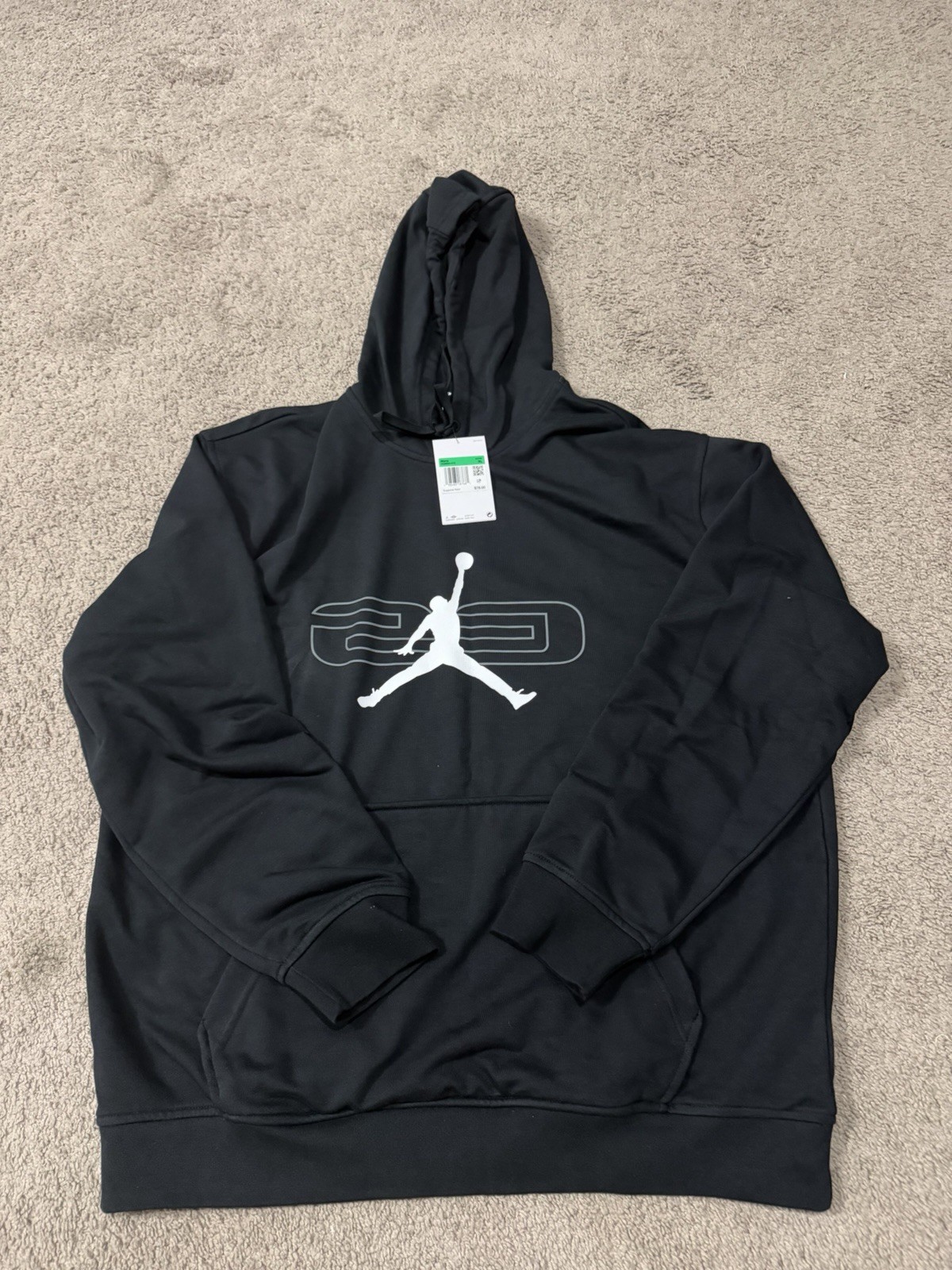 Jordan 23 Crossover Fleece Pullover Hoodie Black HQ8694-010 Men Size XL NWT Jordan 23 Crossover Fleece Pullover Hoodie Black HQ8694-010 Men Size XL NWT