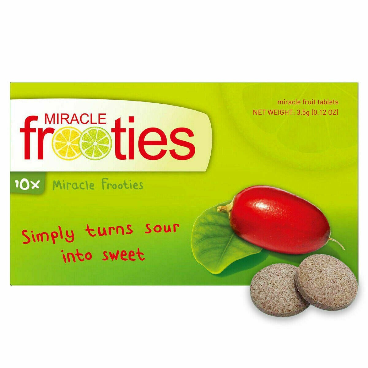 Miracle Frooties Classic Miracle Berry  10 Tablets per Box Natural Non-GMO