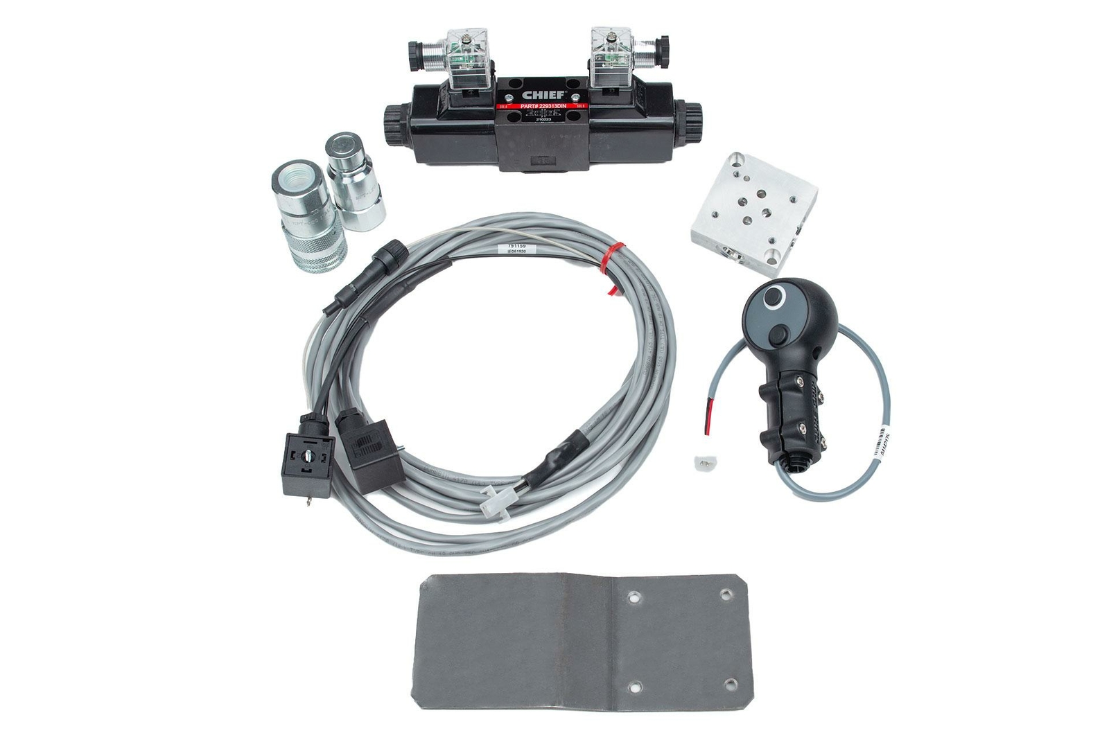 Universal Hydraulic Third Function Valve Kit with Joystick Handle