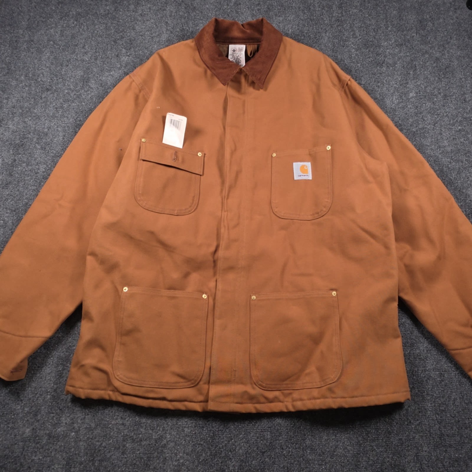 NWT Vintage Carhartt Jacket Mens 46 Tall Blanket Lined Made in USA Duck Canvas NWT Vintage Carhartt Jacket Mens 46 Tall Blanket Lined Made in USA Duck Canvas