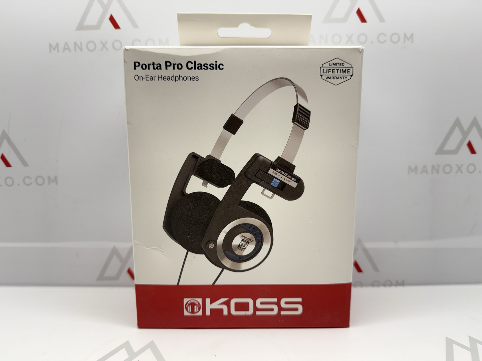 Koss Porta Pro On Ear Headphones with Case, Black / Silver