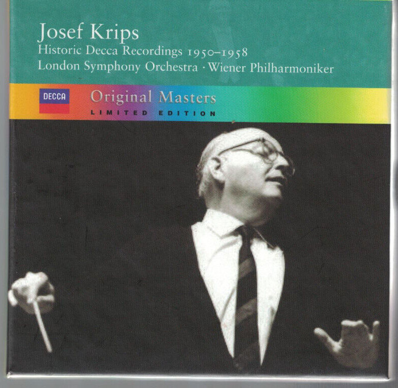 LIKE NEW Josef Krips Historic Decca Recordings 1950-1958 (5 CDs Limited Edition) LIKE NEW Josef Krips Historic Decca Recordings 1950-1958 (5 CDs Limited Edition)