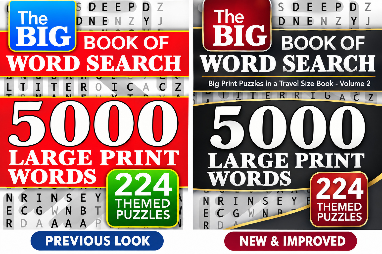 Big Book of Large Print Word Search Puzzles: 5000 Words - 224 Themed Puzzles