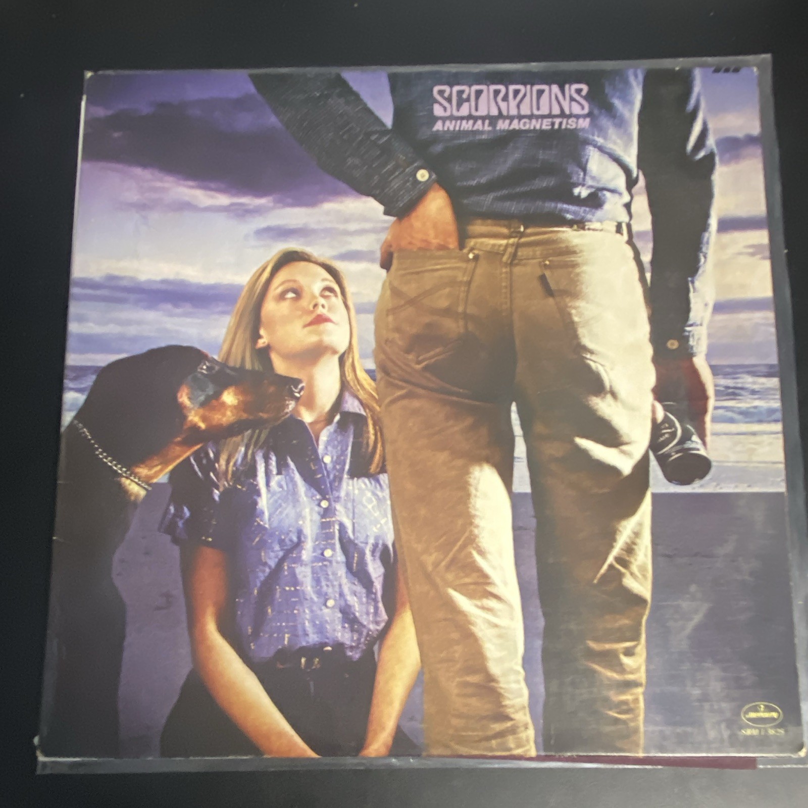 Scorpions Animal Magnetism Mercury SRM-1-3825 1st Press 1980 with liner lyrics